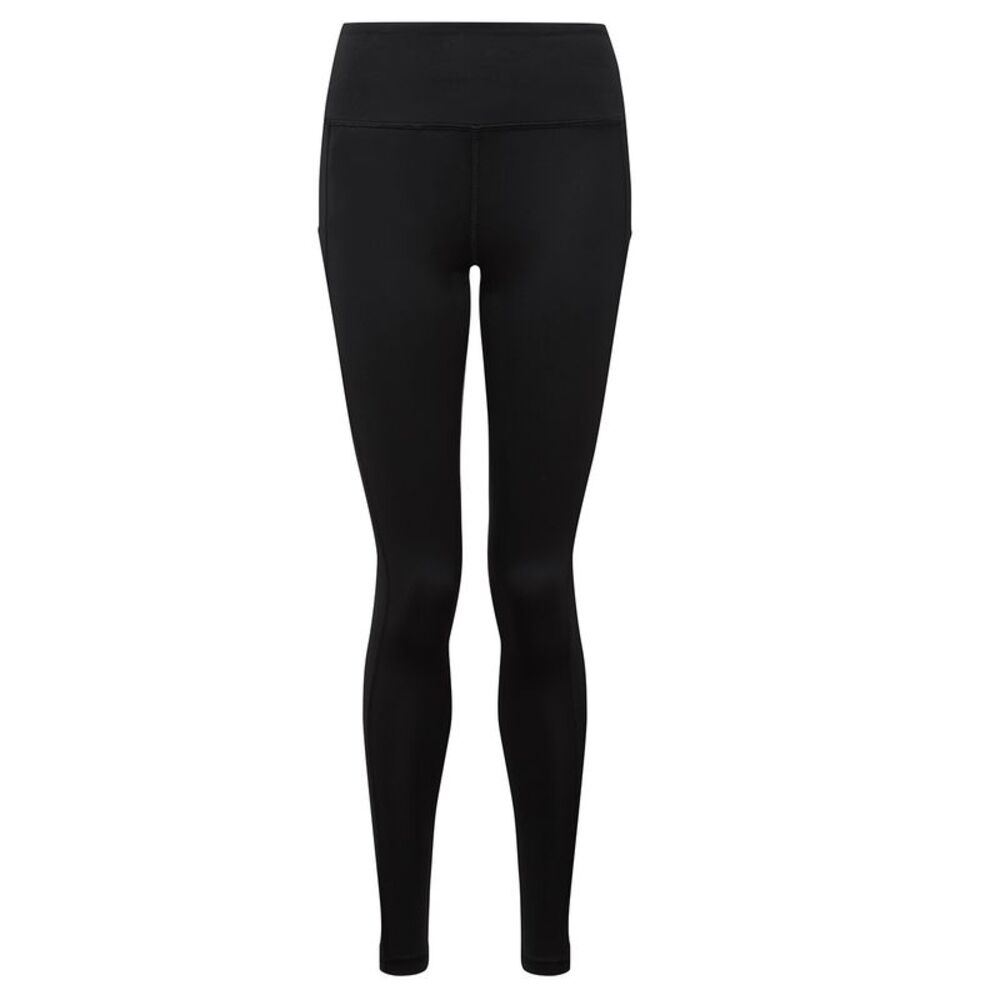 TriDri Womens/Ladies Melange Sculpted Seamless 3D Leggings / Black